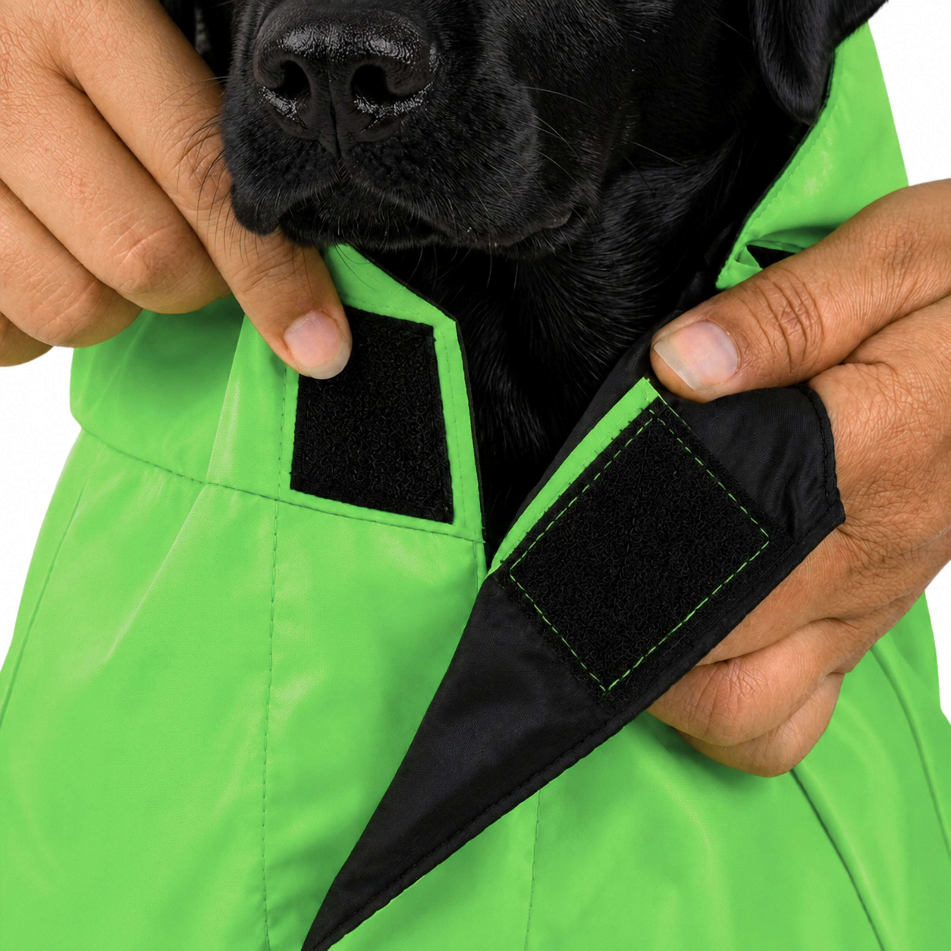 SFT Matt Neon Dog Raincoat