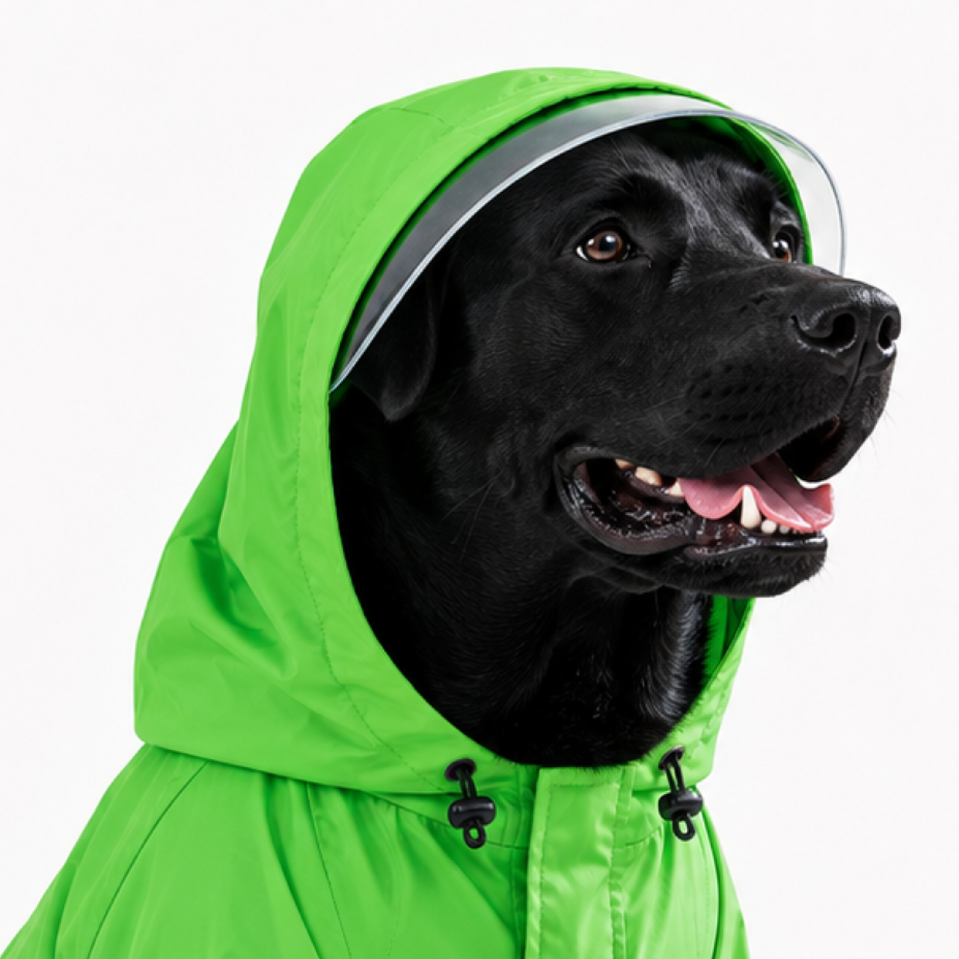 SFT Matt Neon Dog Raincoat