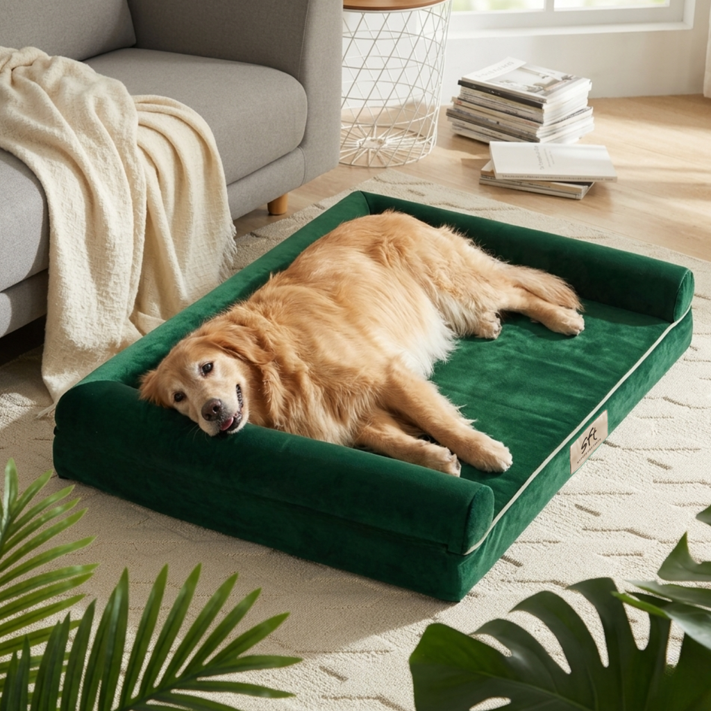 SFT C-Arc Orthopedic Sofa Bed - Moss Green