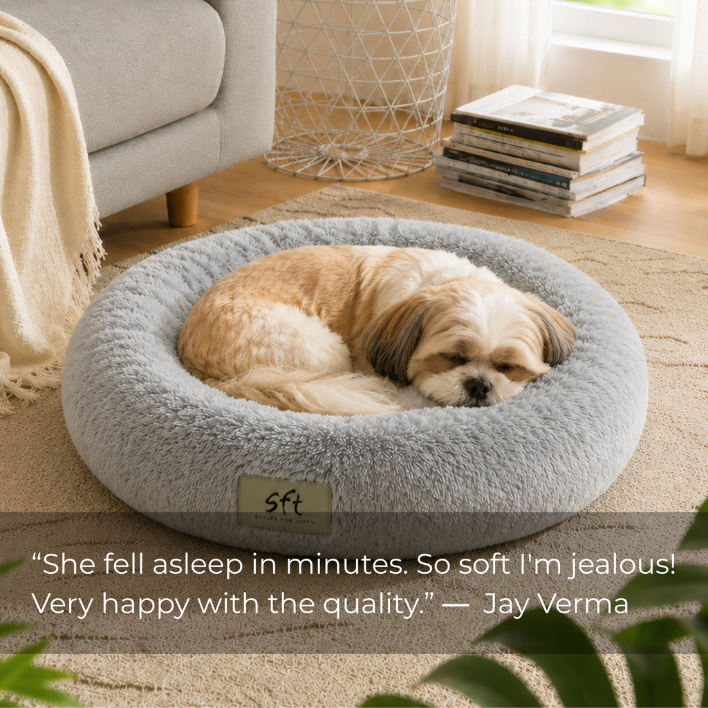 SFT CloudNest Donut Bed - Gray