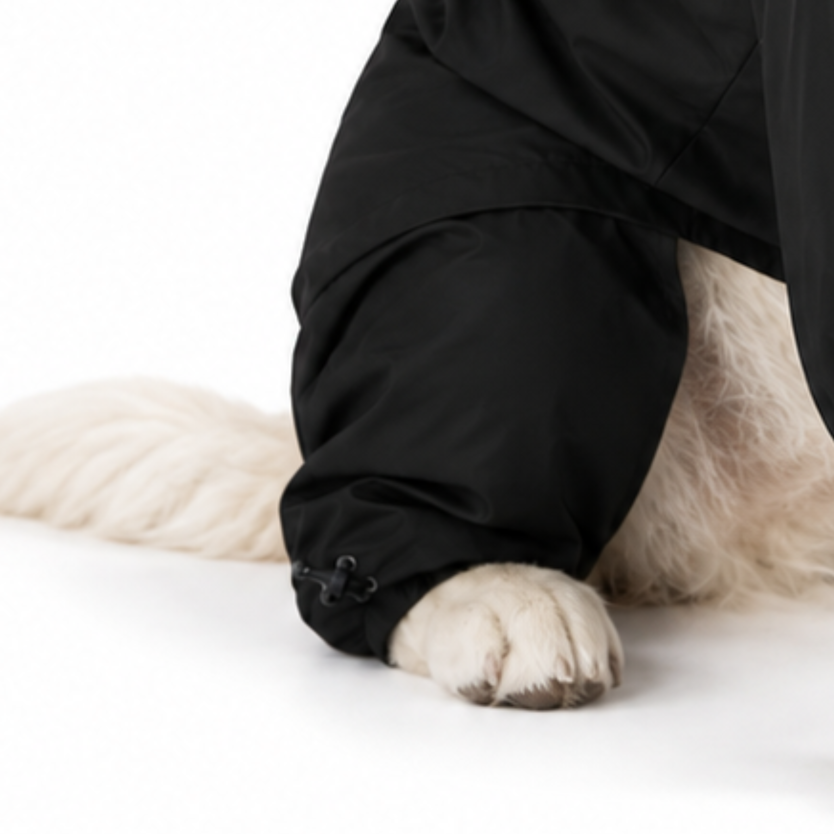 SFT Matt Black Dog Raincoat