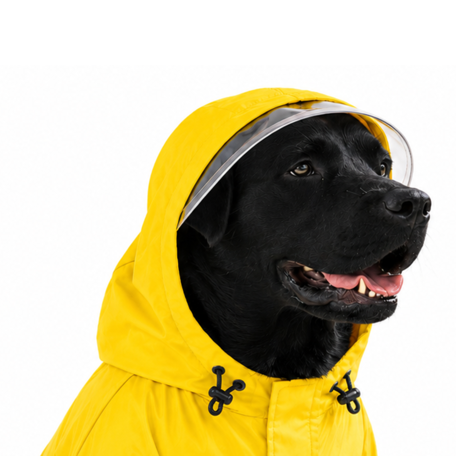 SFT Matt Yellow Dog Raincoat