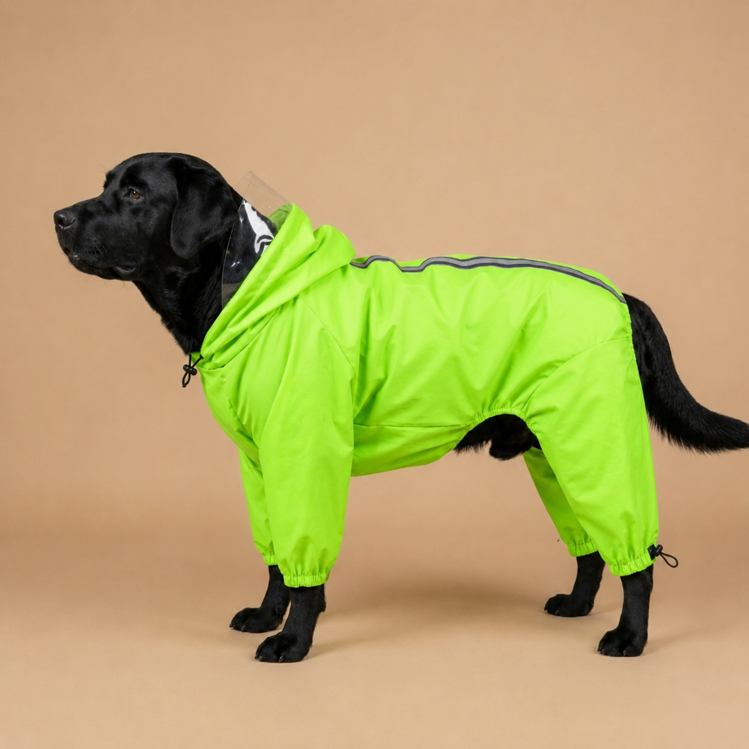 SFT Matt Neon Dog Raincoat