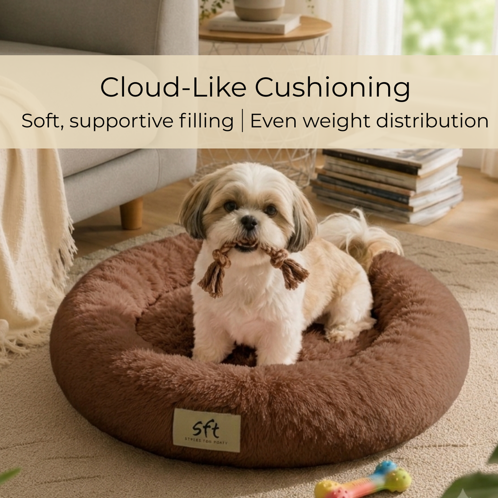 SFT CloudNest Donut Bed - Brown