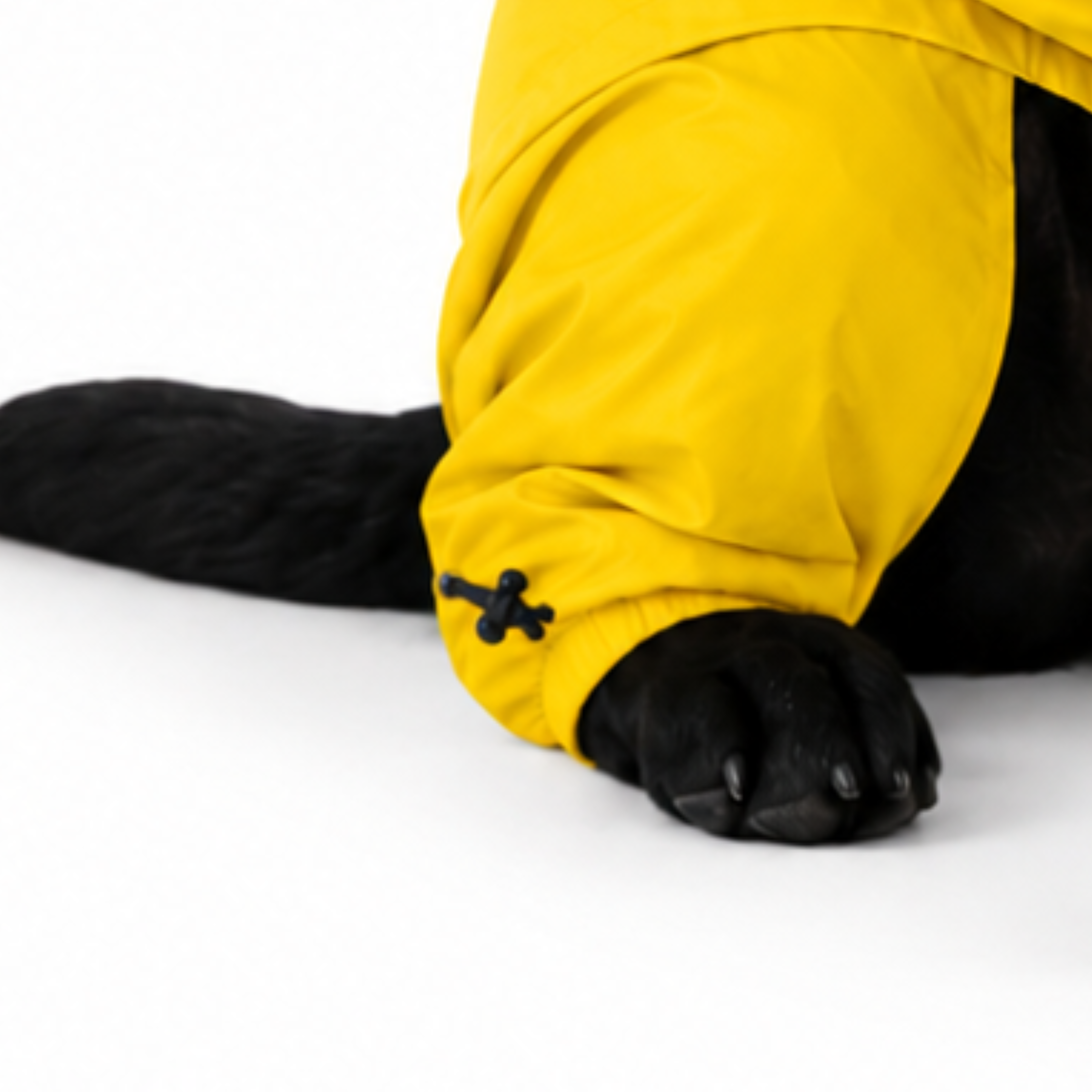 SFT Matt Yellow Dog Raincoat