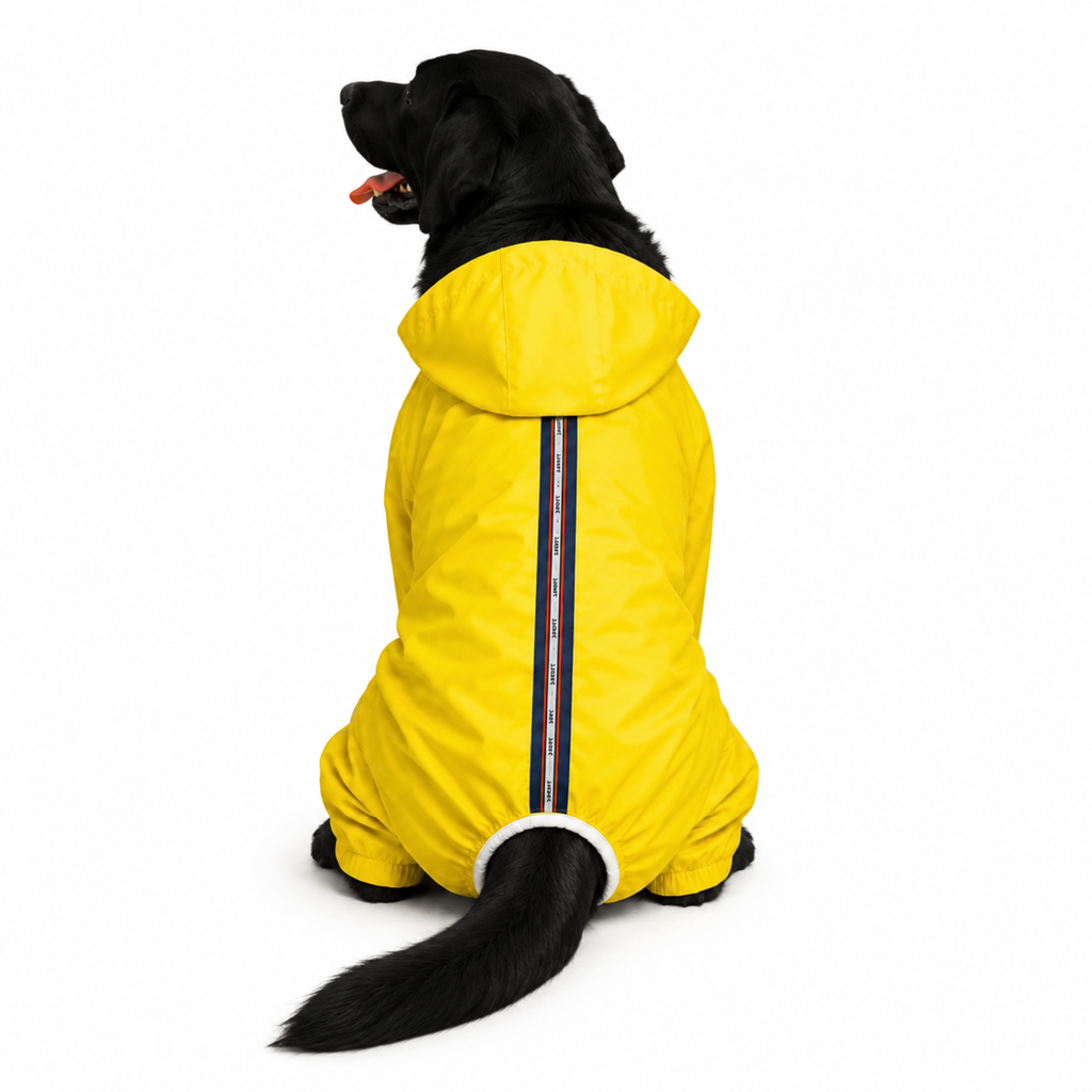 SFT Matt Yellow Dog Raincoat