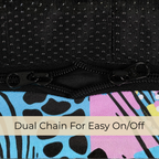 SFT Wildmark Retreat Dog Lounger Bed – Wild Print, Washable Cover