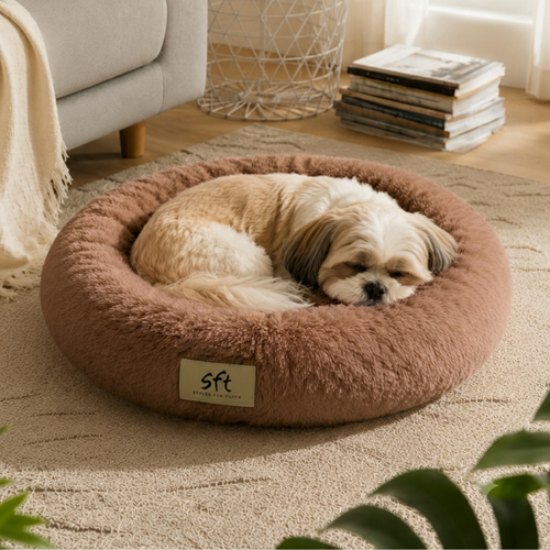 SFT CloudNest Donut Bed - Brown