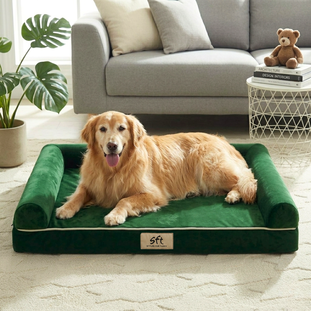 SFT C-Arc Orthopedic Sofa Bed - Moss Green
